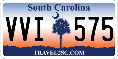 SC license plate VVI575