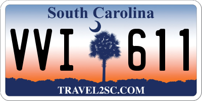SC license plate VVI611