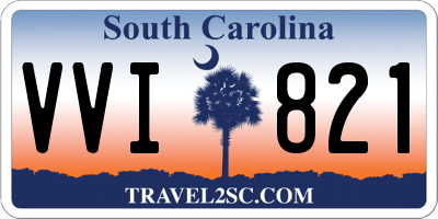 SC license plate VVI821