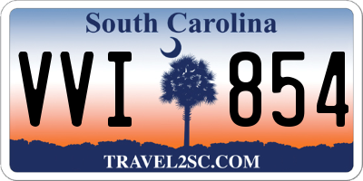 SC license plate VVI854
