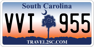 SC license plate VVI955