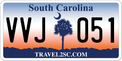 SC license plate VVJ051