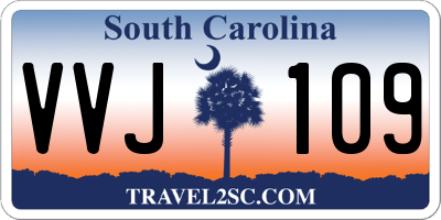SC license plate VVJ109