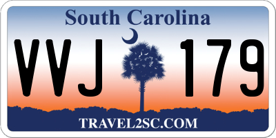 SC license plate VVJ179