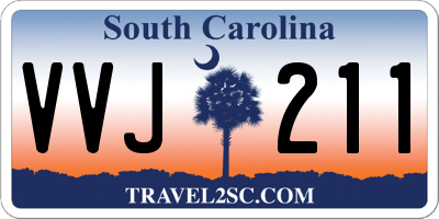SC license plate VVJ211