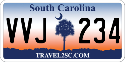 SC license plate VVJ234