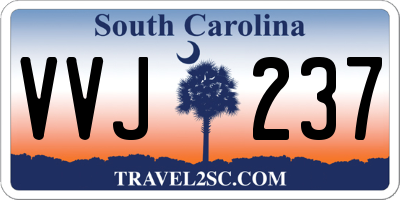 SC license plate VVJ237