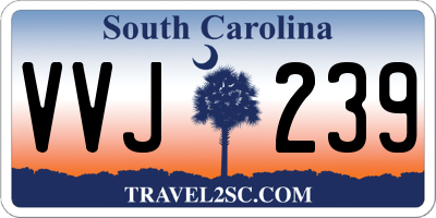 SC license plate VVJ239