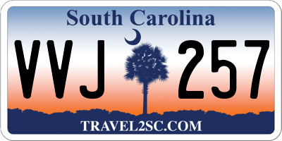 SC license plate VVJ257