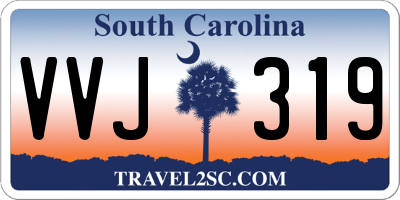 SC license plate VVJ319