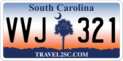 SC license plate VVJ321
