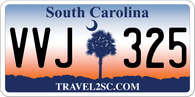 SC license plate VVJ325