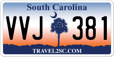 SC license plate VVJ381