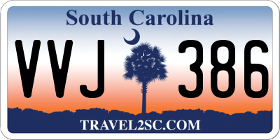 SC license plate VVJ386
