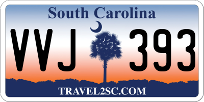 SC license plate VVJ393