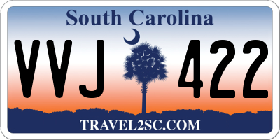 SC license plate VVJ422