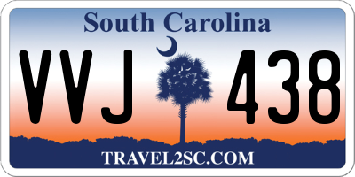 SC license plate VVJ438