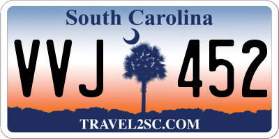 SC license plate VVJ452