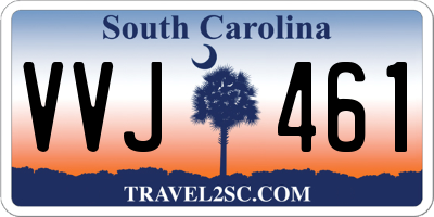 SC license plate VVJ461