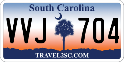 SC license plate VVJ704