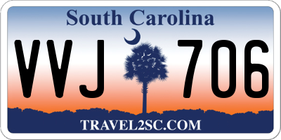 SC license plate VVJ706