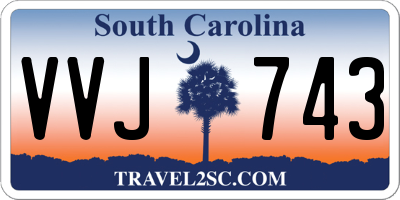 SC license plate VVJ743