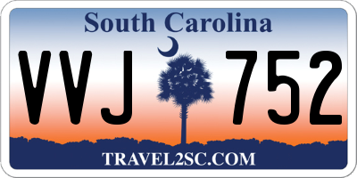 SC license plate VVJ752