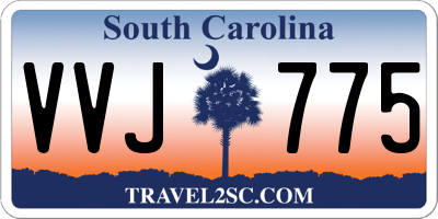 SC license plate VVJ775