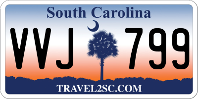SC license plate VVJ799