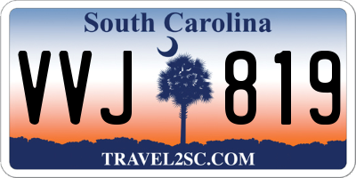 SC license plate VVJ819