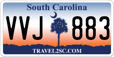 SC license plate VVJ883