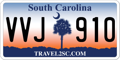 SC license plate VVJ910