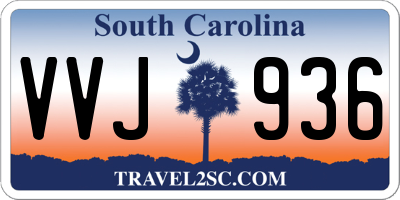 SC license plate VVJ936