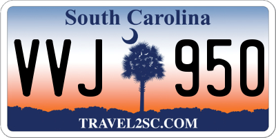 SC license plate VVJ950
