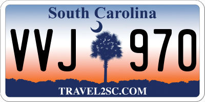SC license plate VVJ970