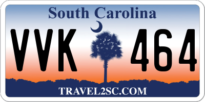 SC license plate VVK464