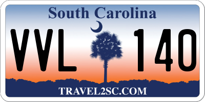 SC license plate VVL140