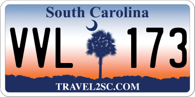 SC license plate VVL173