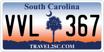 SC license plate VVL367