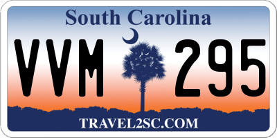 SC license plate VVM295