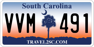 SC license plate VVM491