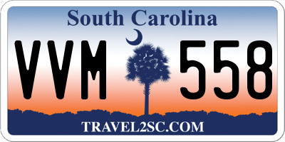 SC license plate VVM558