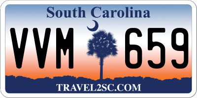 SC license plate VVM659