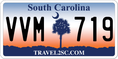 SC license plate VVM719
