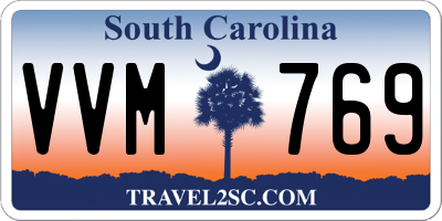 SC license plate VVM769
