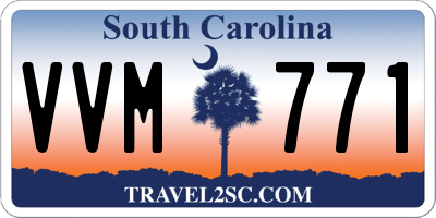 SC license plate VVM771