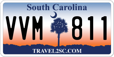 SC license plate VVM811