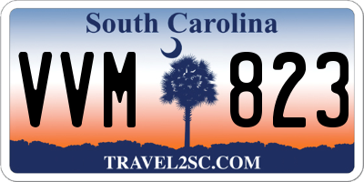 SC license plate VVM823