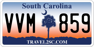 SC license plate VVM859