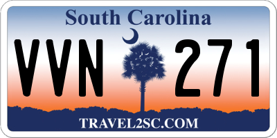SC license plate VVN271